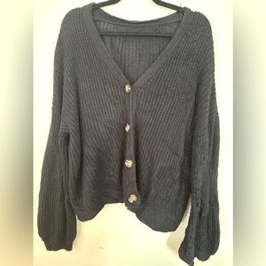 Shein crop top cardigan